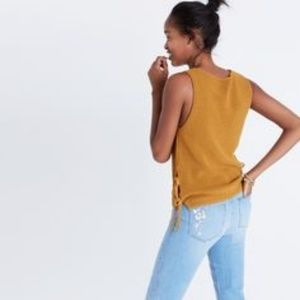Madewell Side-Tie Sweater Tank